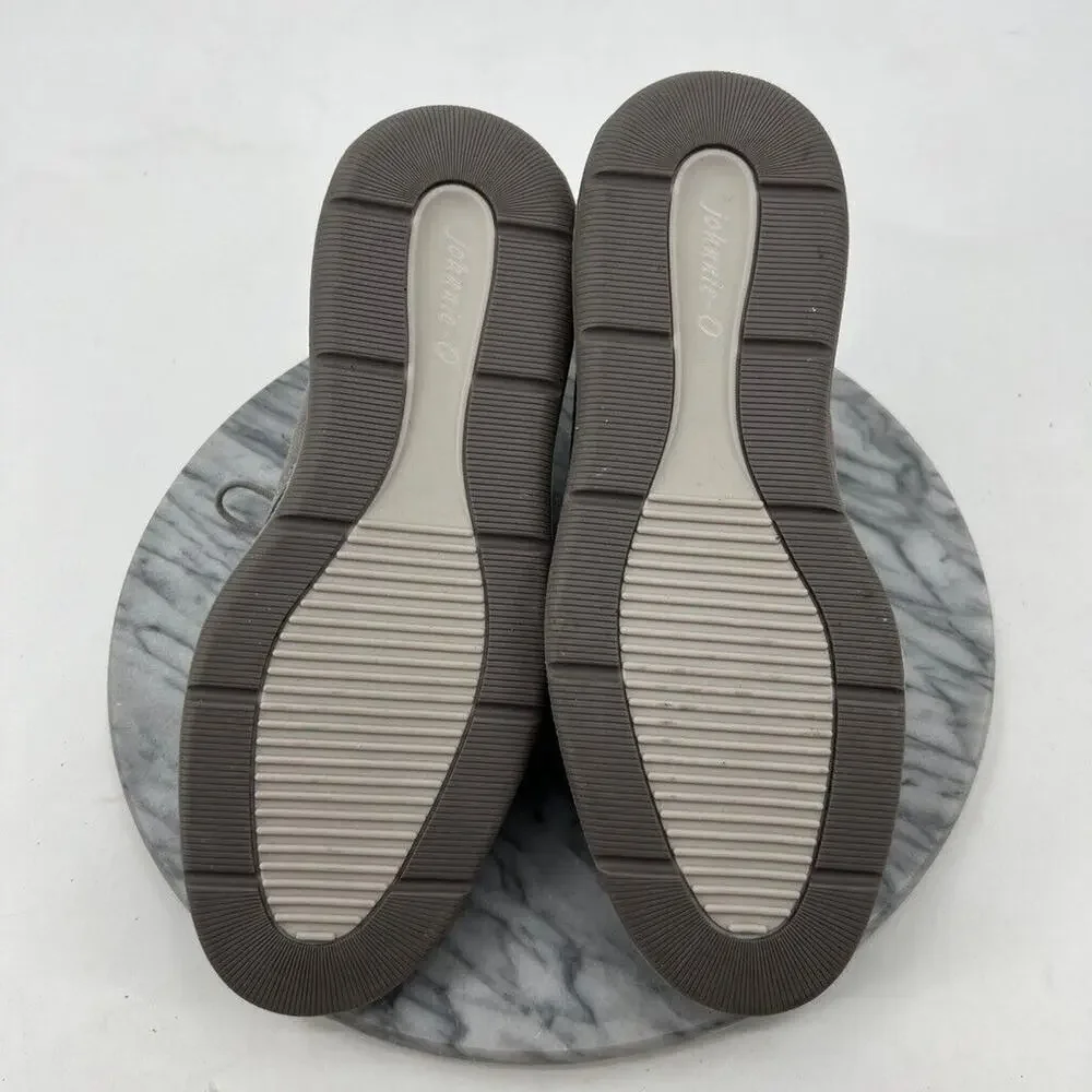 Johnnie O Mens 10‎ Boots Grey Suede The Chill Chukka 2.0 Shoes Lace Up Ankle
